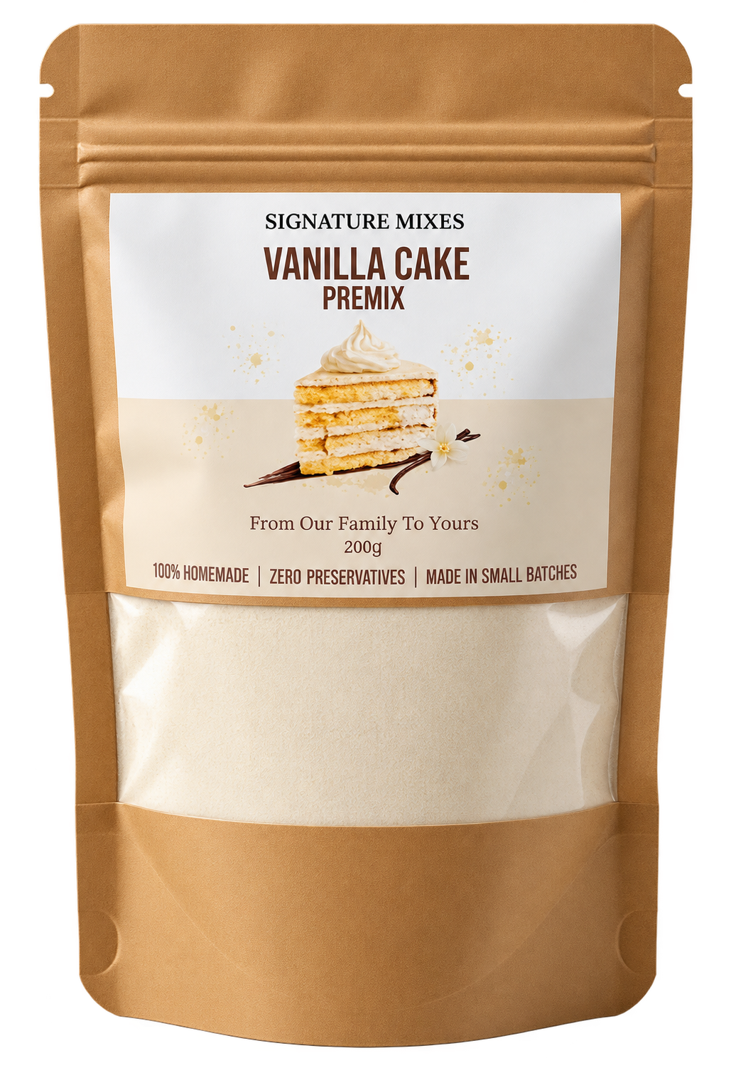 Vanilla Cake Premix